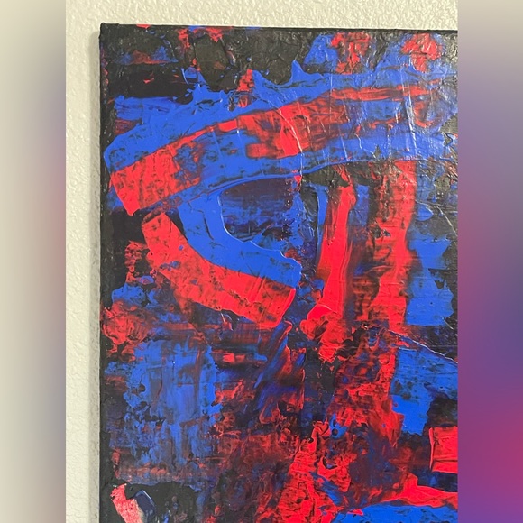 Abstract acrylic painting on a 16x20 canvas - Picture 2 of 5